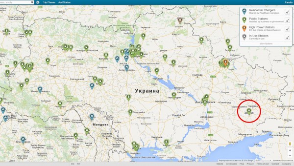 2016,01,17-Карта электрозаправок Украины на 2016,01,17+Донецк!!!.jpg